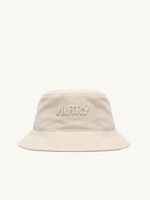 AUTRY UNISEX BUCKET HAT WITH TONE-ON-TONE LOGO