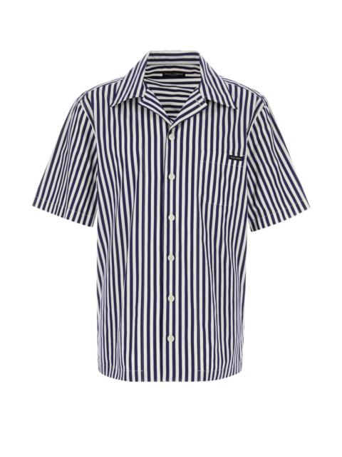 Dolce & Gabbana Dolce & Gabbana Men Embroidered Poplin Shirt