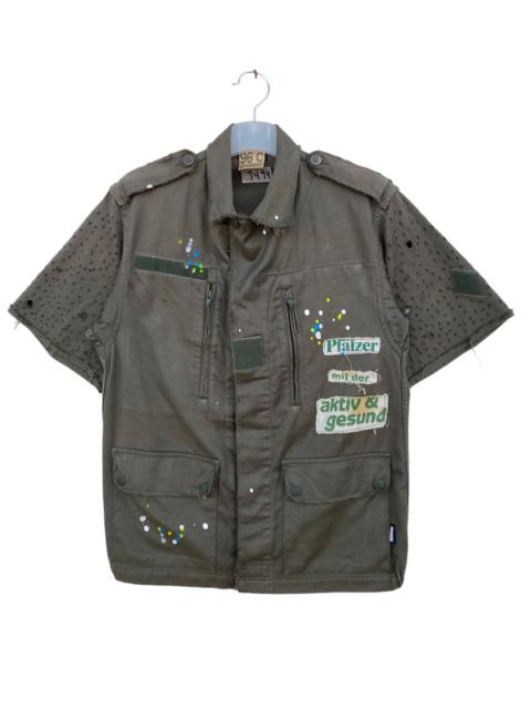 Other Designers Vintage - Vintage Distress Army Shirt