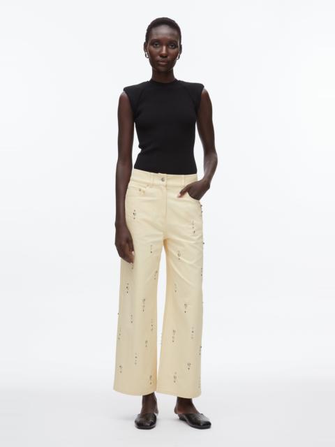 3.1 Phillip Lim Stud Embellished Wide Leg Pant