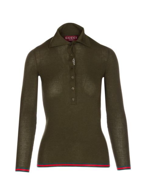 GUCCI Web Detail Polo