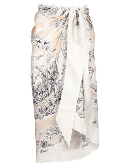 FERRAGAMO Ferragamo Women Pareo With "Travel" Print