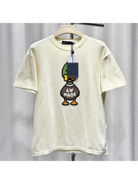 Louis Vuitton Louis Vuitton Knit X Nigo2 Cotton Beige Short Sleeve T-Shirt