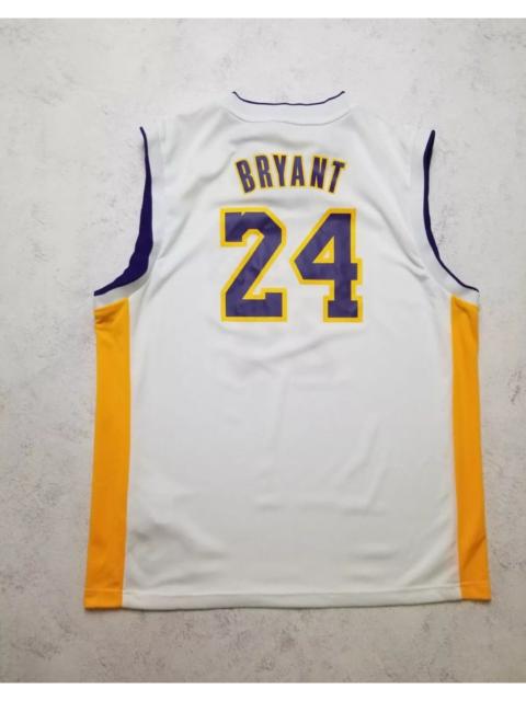 adidas Los Angeles Lakers Kobe Bryant #24 Adidas NBA White Jersey