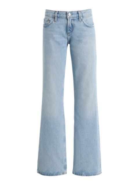 AGOLDE Low-Rise Bootcut Jeans light wash