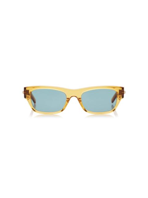 Givenchy One Square-Frame Acetate Sunglasses green