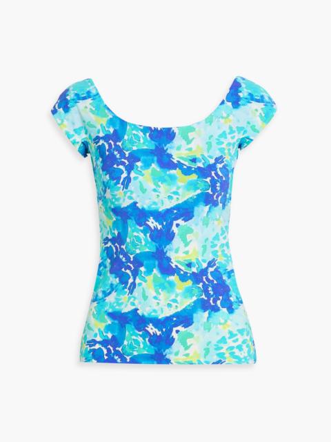 Other Designers Mariella floral-print stretch-jersey top