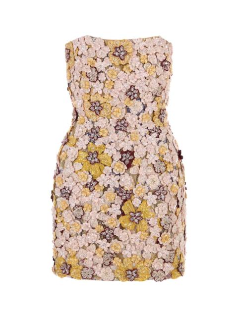 COSTARELLOS Costarellos Women Embellished Tulle Sirra Mini Dress