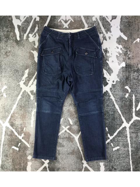 Other Designers Japanese Brand - Rage Blue Denim Double Pocket Baggy Denim KJ1563
