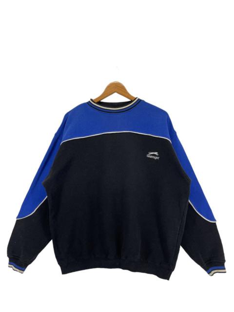 Other Designers Vintage Slazenger Block Colour Embroided Logo Ringer Sweat