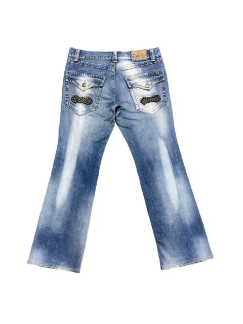PPFM PPFM Denim Flare Jeans Studded