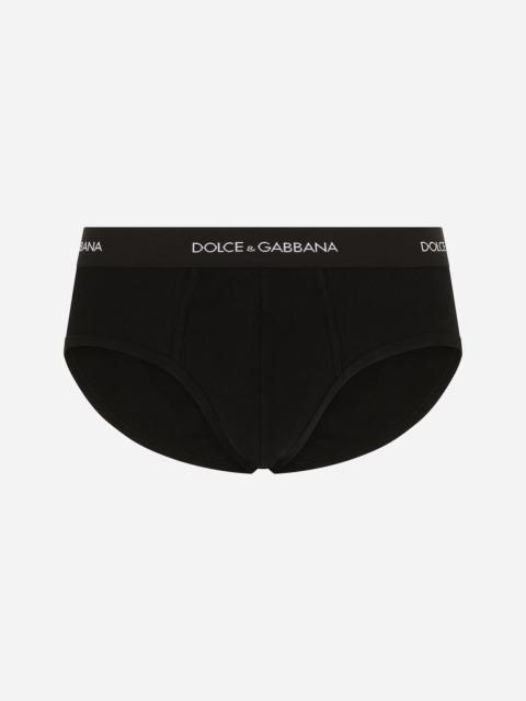 Dolce & Gabbana Fine-rib cotton Brando briefs