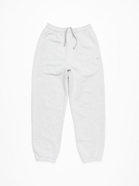 Acne Studios Cotton sweatpants - Pale Grey Melange