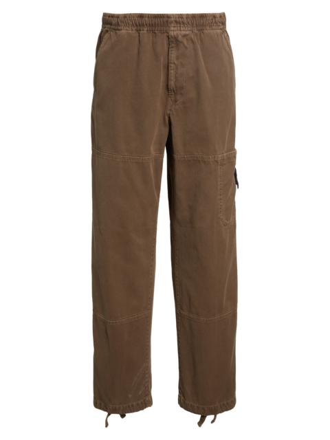 Stone Island Stone Island Garment Dye Cotton Cargo Pants in Umber at Nordstrom