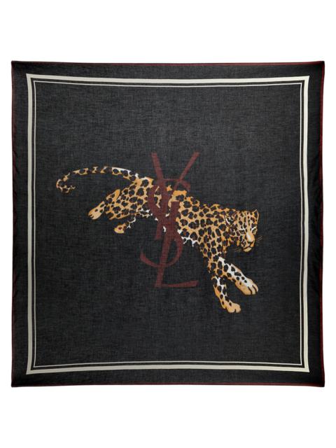Saint Laurent Printed Modal-blend Scarf
