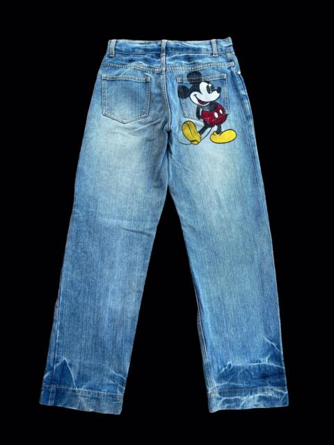 Other Designers Vintage - Vintage Distressed Mickey Jeans