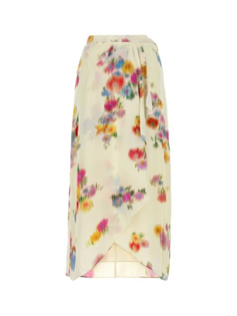 Isabel Marant Étoile Isabel Marant Etoile Women Printed Crepe Vanille Skirt
