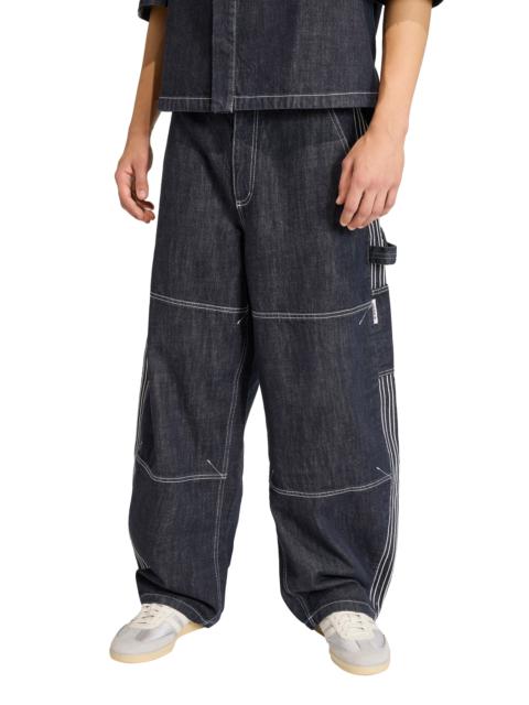 adidas adidas Loose Fit Worker Jeans in Indigo Denim at Nordstrom