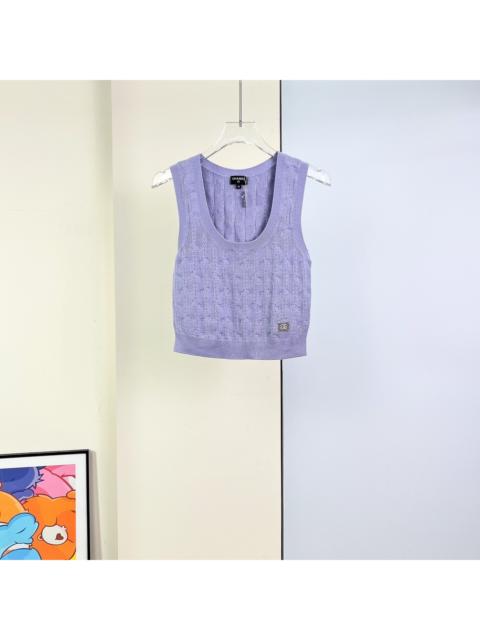 CHANEL Chanel 21K Taro Purple Knitted Vest