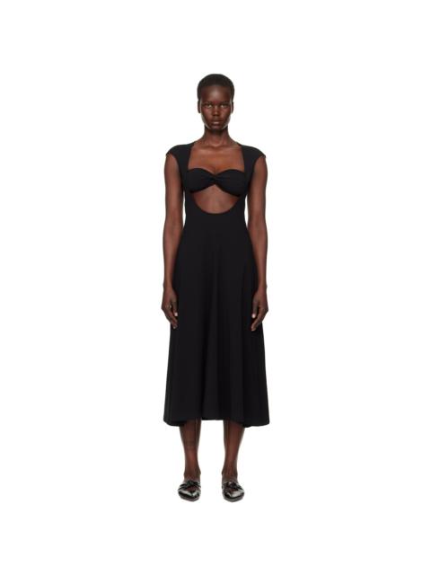 beaufille Black Baes Midi Dress