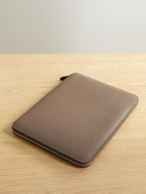 Smythson Panama A4 Textured-leather Folder