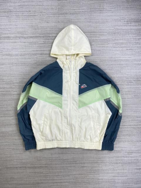 Other Designers Nike × Vintage - Vintage 90s Nike Color Block Hoodie Jacket