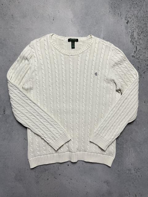 Other Designers Polo Ralph Lauren - Vintage Lauren Ralph Lauren Green Label Cable Knit Sweater
