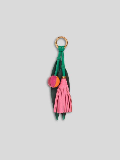 Etro CHARM WITH TASSEL AND LEAVES