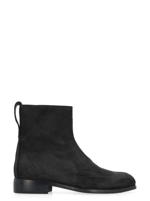 OUR LEGACY MICHAELIS SUEDE ANKLE BOOTS