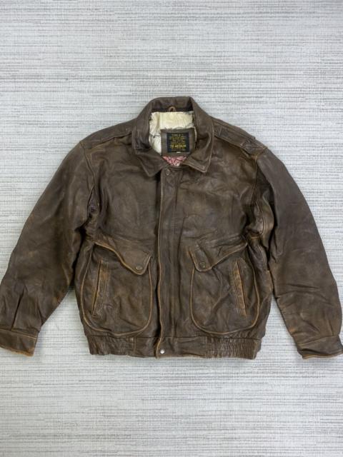 Other Designers Vintage USN Type B-7 Air Force Leather Jacket