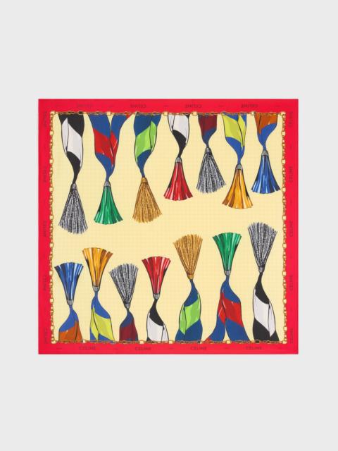 CELINE square IN silk twill