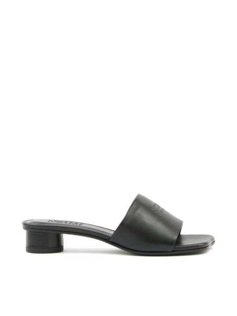 MM6 Maison Margiela Leather slides