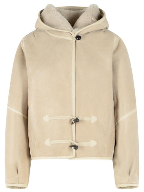 Isabel Marant Isabel Marant AMIEL Ecru Sheepskin Short Coat