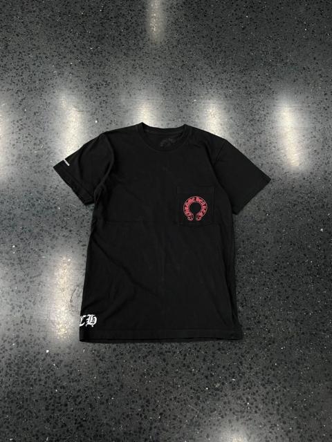 Chrome Hearts Chrome Hearts Red accent Cemetery Cross Short Sleeve Tee