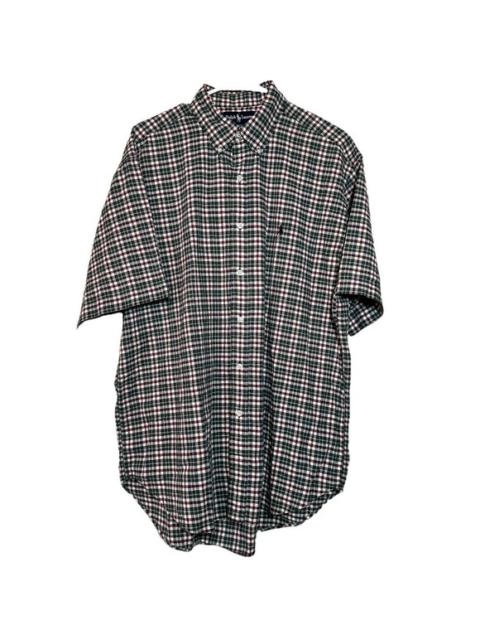 Ralph Lauren Ralph Lauren Blake Button Down Shirt 100% Cotton Plaid Short Sleeve Collared L