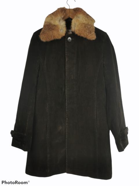 Other Designers Vintage - Katharine Hamnett Fur Long Coat