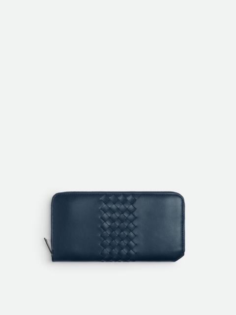 Bottega Veneta Intrecciato Piccolo Zip Around Wallet