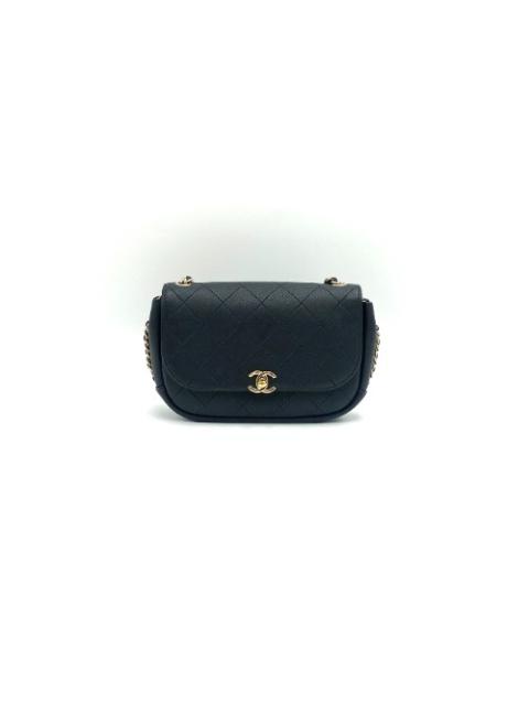 CHANEL Chanel No.26 Black Chain Crossbody Bag