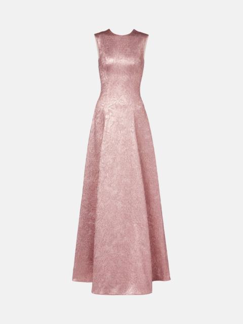 EMILIA WICKSTEAD Nodin open-back cloque gown