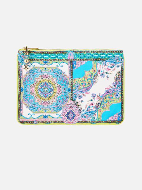 CAMILLA SMALL CANVAS CLUTCH
