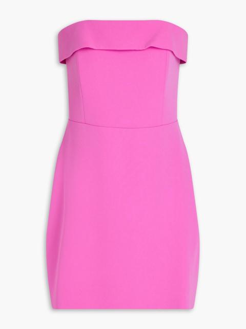 VERONICA BEARD Maire strapless crepe mini dress