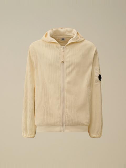 C.P. Company Corduroy 350 Full Zip Hooded Sweatshirt