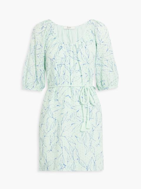 Other Designers Tilman printed broderie anglaise cotton mini dress