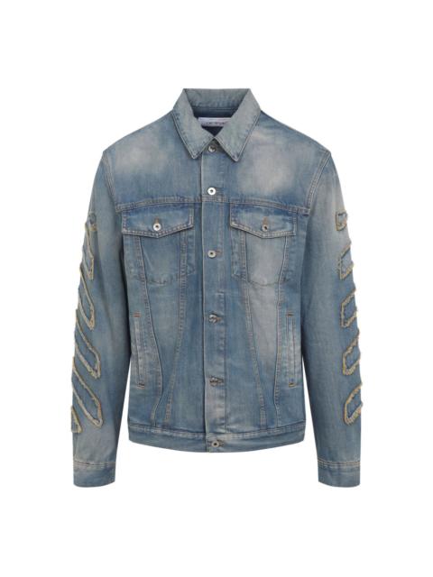 Off-White Off-White Blue Jackets Men