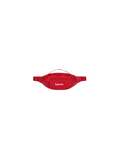Supreme Leather Waist Bag "FW 23 - Red"