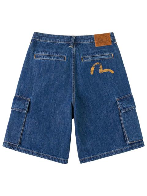 EVISU Multi-Pocket Seagull Dark Indigo Jorts