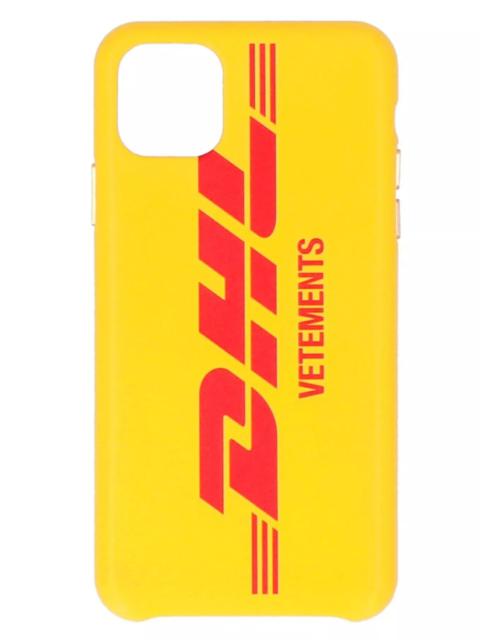 VETEMENTS DHL collab. I-Phone 11 pro max case