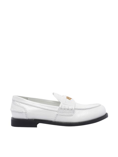 Miu Miu Women Logo Penny Loafers
