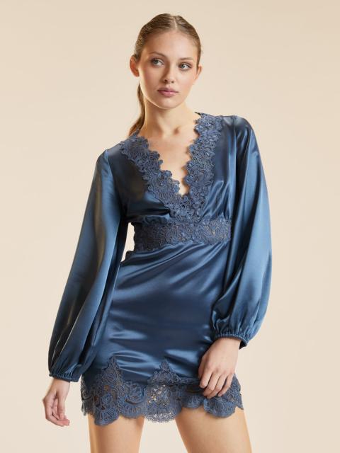 CYNTHIA ROWLEY Garbo Silky Lace Dress
