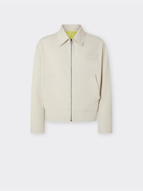 Ferrari Bomber jacket in cotton gabardine